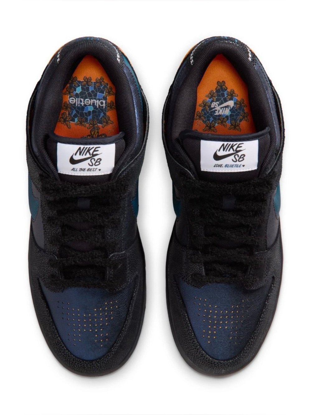 🦋 NIKE SB DUNK LOW x BLUETILE BUTTERFLY BLUE 🦋 - Picture 5 of 6